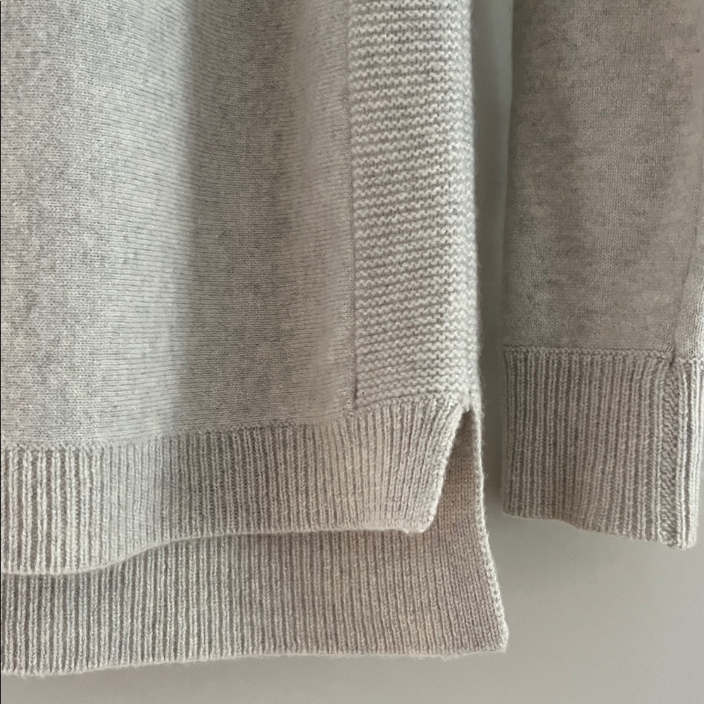 J. Crew | Collection Italian cashmere boatneck sweater | Heather Oatmeal | XS - Picture 5 of 8